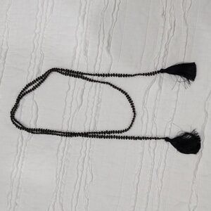 Noonday Collection Onyx Lariat Necklace